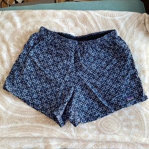 Patagonia shorts size M. 4 inch inseam. Blue.